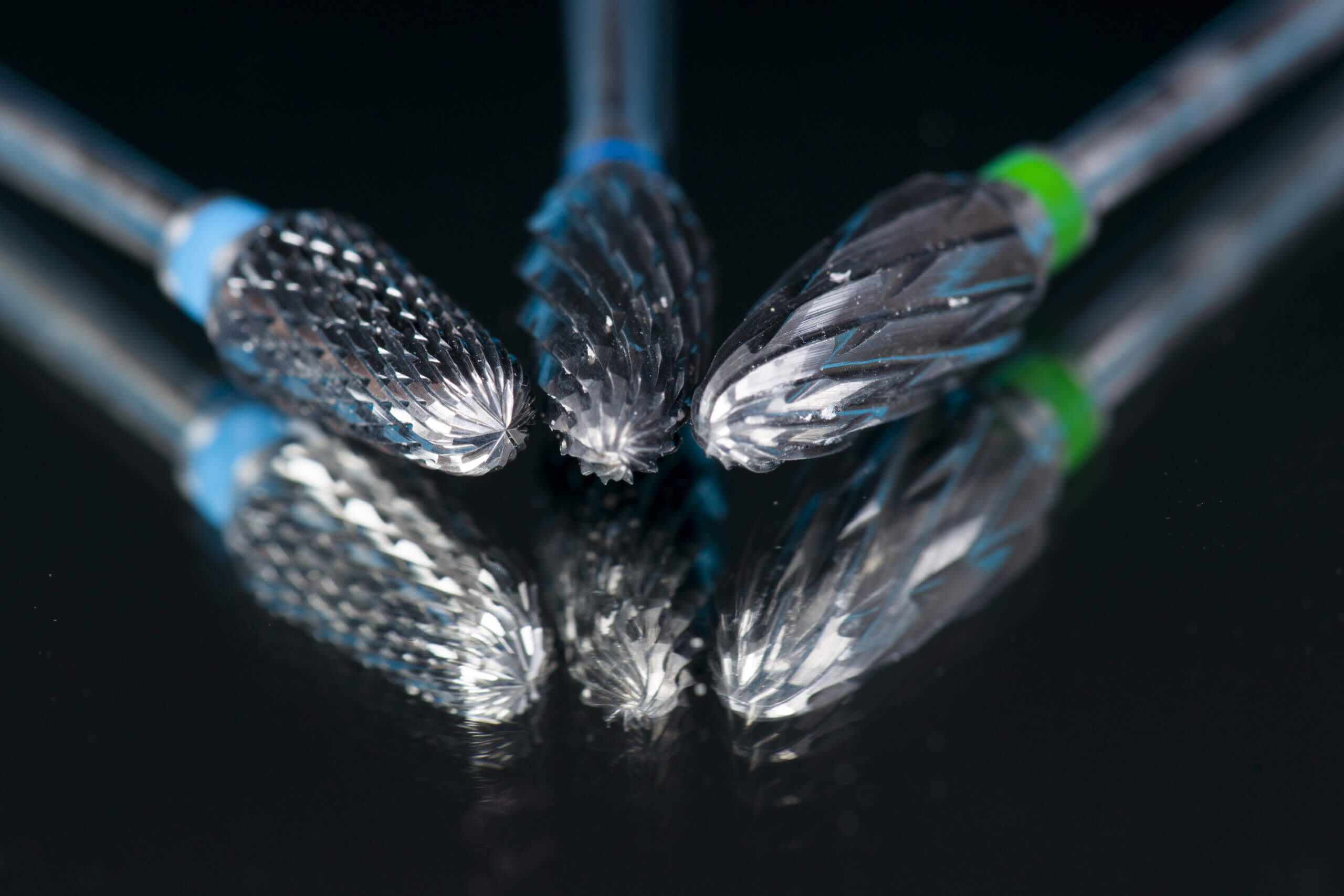 Dental carbide bur tool